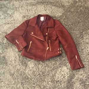 LC Lauren Conrad Faux Suede Jacket